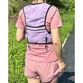 billiga Joggingärmar-Löparväst Vattenpaket Vätskeväst Armwarmers Vattentät Snabb tork Lättvikt Polyester för Maraton Camping Joggning