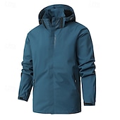 abordables Chaquetas impermeables-Hombre Cortavientos Chaqueta Chaqueta para senderismo Impermeable Al aire libre Impermeable Resistente al Viento Trajes de senderismo Ropa de senderismo Primavera Otoño Camiseta Camping / Senderismo