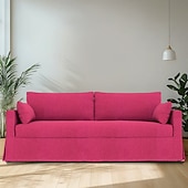preiswerte Sofabezug-Sofabezug passend für Hyltarp-Sofa, einfarbig, gesteppte Polyester-Schonbezüge