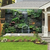 billige Skogteppe-Landskap Planter Hengende Teppe Veggkunst Stor Teppe Veggmaleri Dekor Fotograf Bakgrunn Blekk Gardin Hjem Soverom Stue Dekorasjon