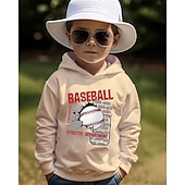billiga Pojkens 3D Sporter &amp; Spel-Pojkar 3D Grafisk Huvtröja Långärmad Vår Höst Mode Streetwear Barn 4-12 år Huva Utomhus Ledigt Dagligen Normal