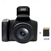 cheap Digital Camera-16-Megapixel Digital Camera With 1080P 16X Zoom Digital Image Stabilization Includes 600mAh battery 2.4-Inch Removable Lens Home Video Camera Maximum 128GB