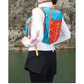 cheap Running Vest-Running Vest Water Pack Hydration Vest Sun Sleeves Reflective Waterproof Quick Dry Polyester for Marathon Hiking Jogging