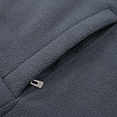 olcso Fleece és 3 az 1-ben dzsekik-Férfi Vjetrovka Planinarska jakna Planinarska jakna od flisa Tél Szabadtéri Termikus Polár zsekik Stétszürke Fekete Piros Sötétkék