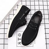 cheap Casual-Men&#039;s Beige Faux Suede Boat Shoes with Lace-Up Design – Comfortable Casual Footwear for Weekend, Vacation &amp; Daily Use