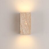 economico applique da esterno-Applique a LED da esterno impermeabile IP65 in pietra, per soggiorno, camera da letto, comodino, TV, lampada da parete artistica, applique da parete 110-240 V.