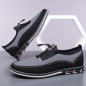 cheap Semi-Formal-Men&#039;s Beige and Black Athletic Sneakers with Elastic Lace-Up Design and Cushioned Sole – Comfortable and Stylish Sports Footwear for Casual Wear, Running, and Outdoor Activities