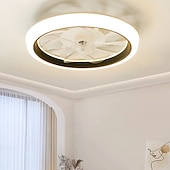 cheap Ceiling Fan Lights-Led Ultra-Thin Ceiling Lamps Fan With Light Modern Living Room Lights Bedroom Lamp With Remote Control