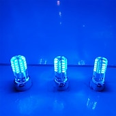 abordables Ampoules LED type maïs-Ampoules LED G4 AC/DC 12 V JC à culot à deux broches 3 W équivalent à une ampoule halogène 30 W blanc chaud rouge bleu vert 6 pièces