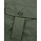 preiswerte Oberteile-Herren Wanderhemd Wanderspitze Cargo-Shirt Langarm Umlegekragen Oberteil Außen Wasserdicht Winddicht Leicht Polyester Dunkelgrau Armeegrün Khaki Laufen Camping / Wandern / Höhlenforschung