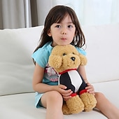 baratos Animais de Peluche-Animais de pelúcia para cães, brinquedos de pelúcia macios e fofinhos, golden retriever, cachorro de pelúcia grande, filhote de cachorro, animais de pelúcia, presente de aniversário para crianças,