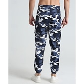 preiswerte Sweatpants-Herren Sporthose Jogginghose Hose Tasche Kordelzug Elastischer Bund Tarnung Komfort Sport im Freien Täglich Mode Lässig Rosa Rote Mikroelastisch