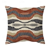cheap Vintage Style-Geometric Western Vintage Decorative Toss Pillows Cover 1PC Soft Square Couch Cushion Case Pillowcase for Bedroom Livingroom Sofa Chair