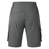 billiga Shorts, tights och byxor för män-WOSAWE Herr Dam Ensfärgat Cykelvägshorts Cykelbyxor Cykelshorts Cykel Shorts MTB-shorts Slapp form Bergscykling Vägcykling sporter Dragkedja fram Reflexremsa Bekväm Elastisk Mörkgrå Svart Kläder