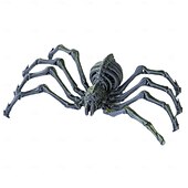 cheap Halloween Hanging &amp; Tabletop Decorations-Halloween 3D Printed Spider Figurine, Large Poseable Spider Toy with Movable Joints, Retractable Articulated Animal Model for Halloween Decoration or Prank Props