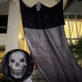 お買い得  ハロウィン-ハロウィンゴースト吊り下げデコレーション - 長さ137.8インチ、電源不要、屋内外のパーティーに最適