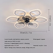 cheap Ceiling Fan Lights-Ceiling Fans with Lights, Semi Flush Mount Low Profile Fan, Quiet Reversible Motor, Round Ceiling Lights with Fan for Bedroom, Living Room and Dining Room