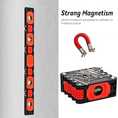 economico Strumenti di Misura-Strumento di misura multiangolo pieghevole, righello magnetico per la lavorazione del legno, misure verticali precise 45-90, compatto &amp;design salvaspazio