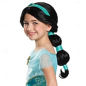 Child Jasmine Wig Halloween Cosplay Party Wigs3