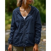 tanie Kurtki wodoszczelne-Damskie Kurtka turystyczna Kurtka sportowa Na wolnym powietrzu Wodoodporny Odporność na wiatr Szybkie wysychanie Lekki Ubrania turystyczne Ubrania turystyczne Wiosna Jesień Kurtka Bransoletka
