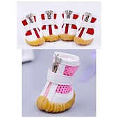 abordables Bottes &amp; Protecteurs de Pattes-Chaussures pour chien en maille, bottes pour animaux de compagnie, chaussures respirantes pour petit chien, sandales imperméables pour animaux de compagnie avec semelle antidérapante et fermeture à