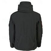 economico Softshell, pile e giacche da escursionismo-Per donna Giacca da esterno Cappotto invernale Giacca in pile da escursionismo Inverno All&#039;aperto Termico Antivento Giacca in Pile Invernale Nero Mimetico Marrone Verde Cachi