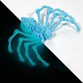 Недорогие Хэллоуинские висячие и настольные украшения-Игрушка-паук на 3D-принтере на Хэллоуин, большая подвижная модель паука с шарнирами, выдвижная фигурка животного для декора на Хэллоуин или реквизита для розыгрышей на вечеринке