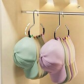 baratos Arrumação de Roupa-Pacote com 4 organizadores de chapéus para armário, alça para pendurar bonés de beisebol com ganchos, suporte para chapéus de caminhoneiro, cachecóis, gravatas, acessórios para exibição