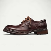 billiga Klassiska Klädskor-Herrloafers i brunt läder med mockasiner, tofsdetalj och Goodyear-randsydda detaljer – bekväma och eleganta skor för både vardagliga och semiformella tillfällen