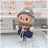 billiga Dockkläder och tillbehörsset-17 cm vinyl dockkläder tillbehör för 6,7 tum handgjorda virkade kläder för vinylfigur modekläder unik stil (endast outfit)