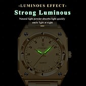 cheap Quartz Watches-Luxury Elegant Square Ladies Watch Waterproof Luminous Watch for Woman Stainless Steel Quartz Women&#039;s Watches