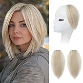 abordables Clip dans les extensions-Extensions capillaires à clipser, 2 pièces, 20 cm, courtes et épaisses, pour cheveux fins et fins, blond moyen