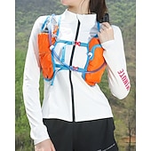 cheap Running Vest-Running Vest Water Pack Hydration Vest Sun Sleeves Reflective Waterproof Quick Dry Polyester for Marathon Hiking Jogging