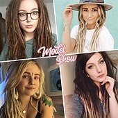 abordables Crocheter les cheveux-Extensions de cheveux à clipser pour dreadlocks de 24 pouces, 10 clips, 40 brins, synthétiques, faites à la main, souples, pour femmes, 1b/30