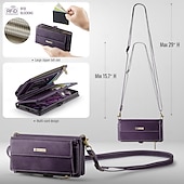 billige Samsung-etui-telefon Etui Til Samsung Galaxy S25 Ultra S24 S23 S22 S21 S20 Ultra Plus FE A53 A33 A23 A13 Lommebok-kortveske med nøkkelbånd Støtte Støtsikker TPU PU lær