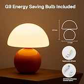 economico lampada da comodino-Lampada da tavolo a LED, lampada decorativa moderna, lampada da scrivania, luce notturna per camera da letto, studio, soggiorno, comodino, bar, ristorante