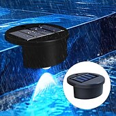 economico Luci subacquee-4/8 pezzi di luce solare per piscina, luce solare RGB per recinzione, luce per scale a LED per esterni, illuminazione decorativa per recinzione, parete del cortile, patio