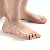 ieftine Îngrijire personală și sănătate-6 bucăți de capace și separatoare din silicon pentru degete, protecții moi pentru degete cu recul pentru degete ciocan, ameliorarea hallux valgus, deformări ale degetelor, calmarea durerii și