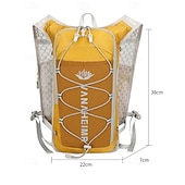 cheap Running Vest-Running Vest Water Pack Hydration Vest Sun Sleeves Reflective Waterproof Quick Dry Polyester for Marathon Hiking Jogging
