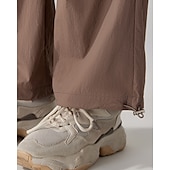voordelige Bodems-Dames Cargohosen Wandelbroek Rechte broek Buiten Normale pasvorm waterdicht Zonbescherming Winddicht Sneldrogend Kleding Onderlichaam Trekkoord Lichtgewicht Zwart Khaki Kamperen / wandelen / grotten