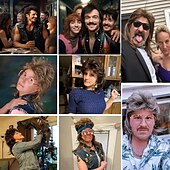 economico Parrucche storiche-Parrucche unisex stile mullet, stile anni &#039;70 e &#039;80, da uomo, con capelli punk rocker, lunghe e a strati, per cosplay, per uomini e donne, per feste di Halloween, costumi di tutti i giorni.