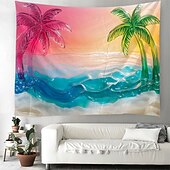 Strand Palme hängende Wandteppich Wandkunst große Wandteppich Mural Dekor Fotohintergrund Decke Vorhang Wohnraum Schlafzimmer Dekoration preiswerte Landschaftsteppich-Strand Palme hängende Wandteppich Wandkunst große Wandteppich Mural Dekor Fotohintergrund Decke Vorhang Wohnraum Schlafzimmer Dekoration