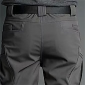 preiswerte Unterteile-Herren Cargohosen Wanderhosen Regenhose zum Wandern Außen Normale Passform Wasserdicht Winddicht Schnelltrocknend Leicht Hosen Tasche Elastischer Bund Schwarz Armeegrün Camping / Wandern Golfspiel