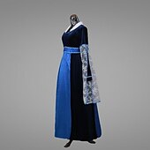 cheap Dresses-Medieval Renaissance Dress Viking Celtic Knight Women&#039;s Viking Royal Halloween Carnival Masquerade Performance LARP Ren Faire Adults&#039; Dress