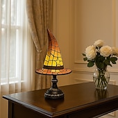 Недорогие Декоративные огни-1 шт. ретро смоляная шляпа ведьмы светильник уникальный ночной светильник для спальни прикроватный светильник атмосфера праздника Хэллоуин декоративный светильник usb-разъем