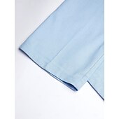 preiswerte Leinenblazer-Herren Leinenblazer Sport Jacke Notch-Kragen Mode Lässig Einfarbig Leinenblazer Rosa Leicht Blau Standard Passform Einreihig Ein-Knopf