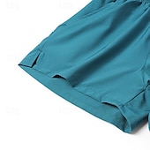 رخيصةأون شورت جري-رجالي شورت للجري جيب حزام مطاط قيعان الجمنازيوم ملابس الرياضة اكتشف - حل الصيف سريع جاف متنفس ركض يوغا عادي ملابس رياضية ألبسة رياضية لون سادة أزرق أحمر أخضر