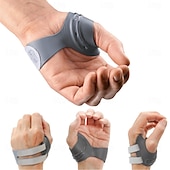abordables Attelles et orthèses-Attelle de pouce CMC pour soulager les douleurs arthritiques, stabilisateur de pouce et support pour les douleurs articulaires liées à l&#039;arthrose, réglable et confortable, pour la main gauche, grande