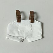tanie Zestawy ubrań i akcesoriów dla lalek-17cm winylowe ubranka dla lalek (bez lalki) mini ogrodniczki dla lalek śliczne ubranka dla lalek niepowtarzalny styl