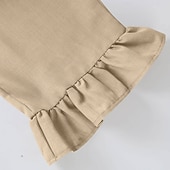 billiga Raka byxor-Dam EU / US-storlek caprishorts Mode Ledigt Kapris Naturlig Solid färg Plisserad Ficka Trendig Mateial som andas Bekväm Sport Microelastisk Ledigt Dagliga kläder Vin Svart Vit Grön Vår, Höst, Vinter